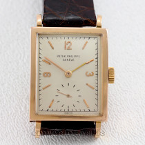Patek Philippe Ref 1564 Vintage Rectangular Dress Watch 18K RG Silver Dial Patek Philippe Ref 1564 Vintage Rectangular Dress Watch 18K RG Silver Dial